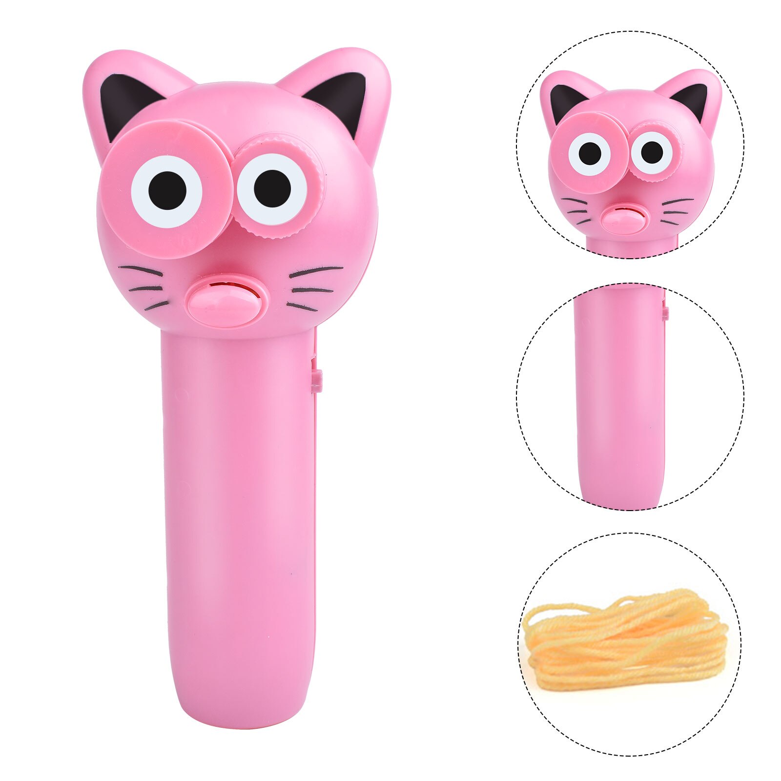 Elica per lanciatore di corde con cerniera a caldo con Controller di corde di corda creativo sapore di festa giocattolo elettrico divertente portatile per tutte le età