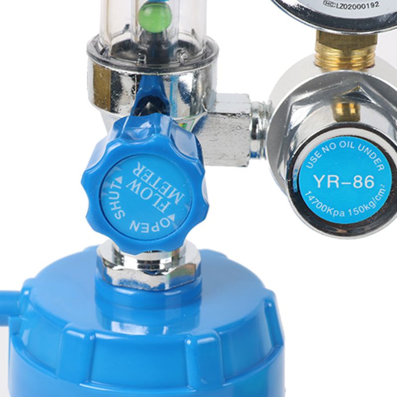 Xygen flowmåler oxygen flowmeter trykmåler oxygen trykregulator 0-10l/ min  g5/8 til ældre pr