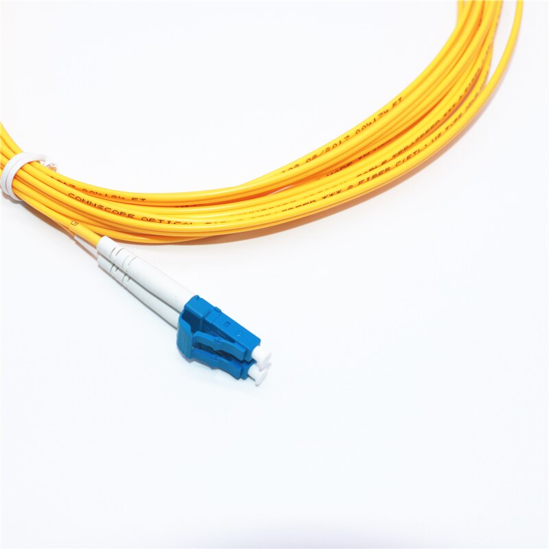 1 m (3ft) LC/UPC zu LC/UPC Duplex OS1 Single PVC (OFNR) 2,0mm Fiber Optik Patch Kabel