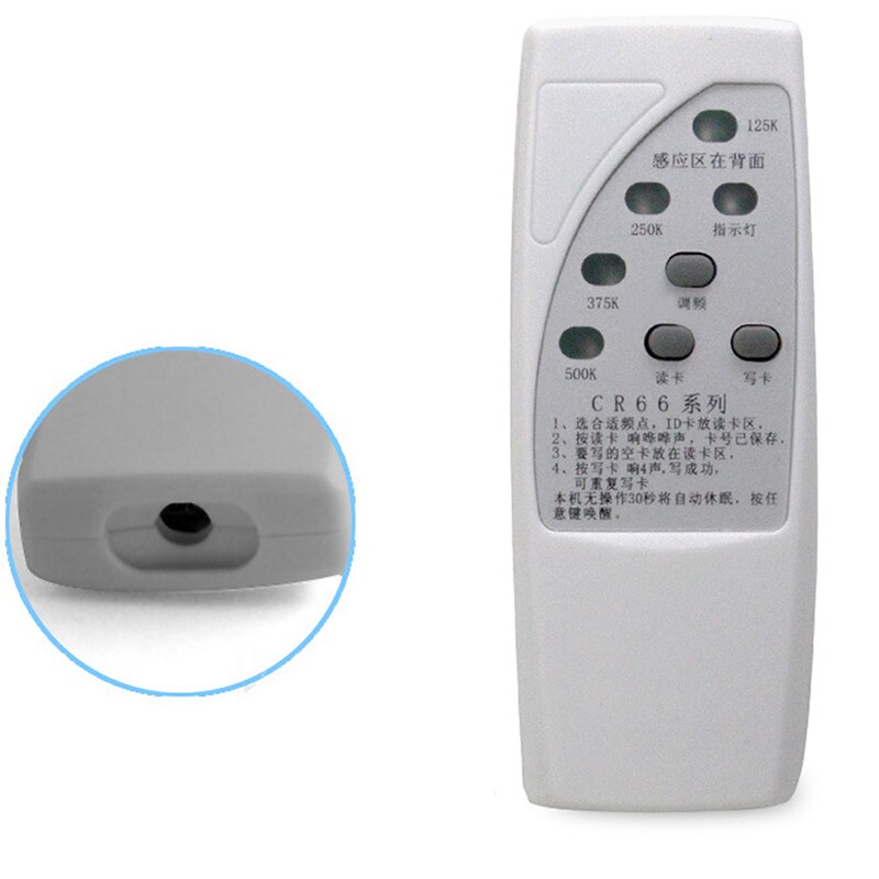 Handhållen rfid kortläsare skrivare 125 khz kopiator dulikator med ljusindikator närhet omskrivbar  em4305 t5577 nyckelkort tag