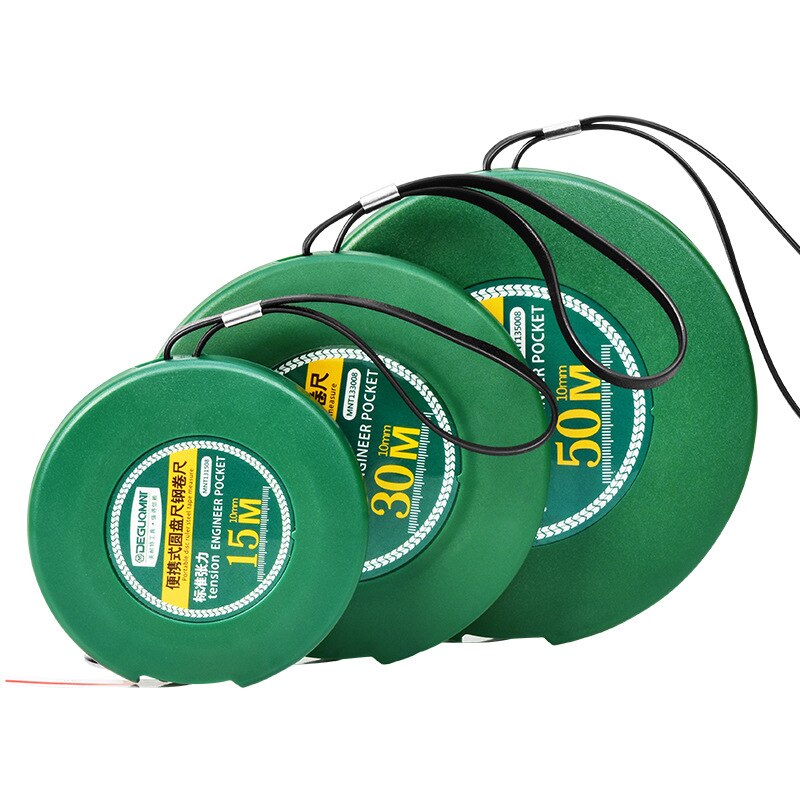 Steel Tape Portable Architecture Engineering Land Measurement Tape Measures 10 15 20 30 50 Meters M Tape Measure Caliper