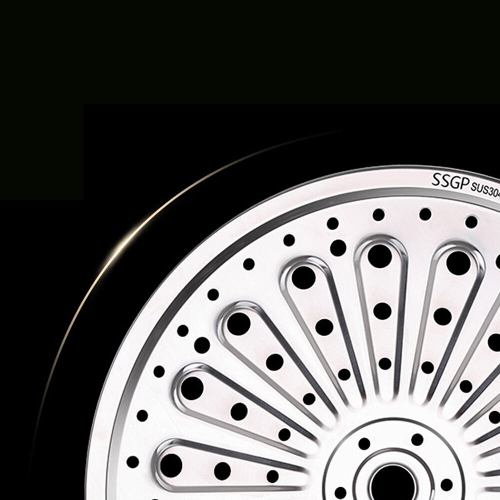 Household Steam Plate Cookware Round Steamer Canning Rack Kitchen 26 28 30 32cm Stainless Steel Rust Resistant Toast Baking