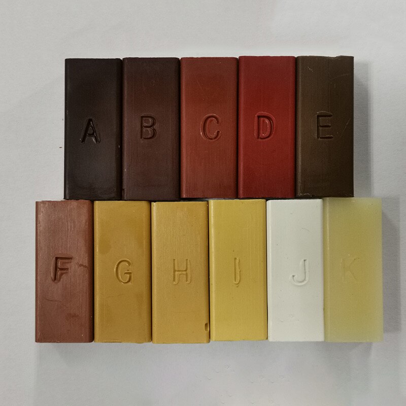 Laminate Repairing Kit Wax System Floor Worktop Sturdy Casing Chip Scratches Mending Tool Set Damaged Laminated Flooring Kitchen