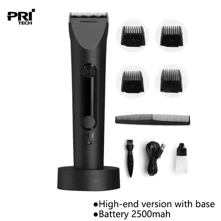 Pritech LF1 Professionele Haar Snijmachine Voor Mannen Scheerapparaat Man Tondeuse Mannen Trimmer Scheermes Korte Baarden Man Cutter: High match  Black