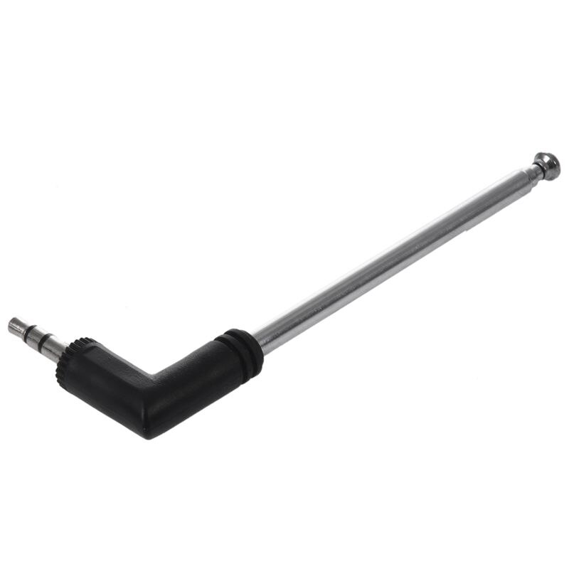 22.5cm 4 Section Telescoping AM FM Radio Antenna 3.5mm Plug