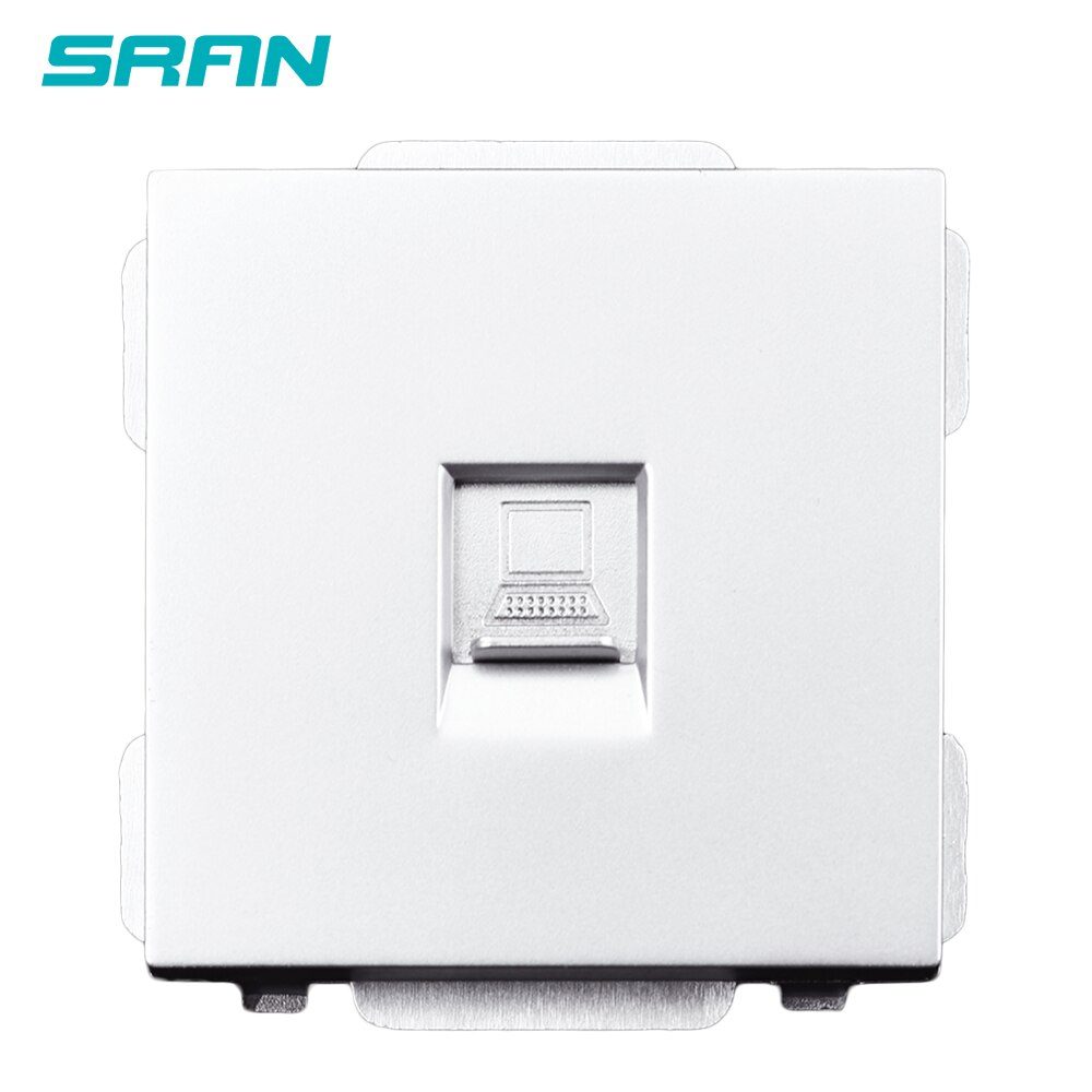 SRAN 52*52 Internet socket RJ45 CAT5 function module accessories suitable for 86*86 panels