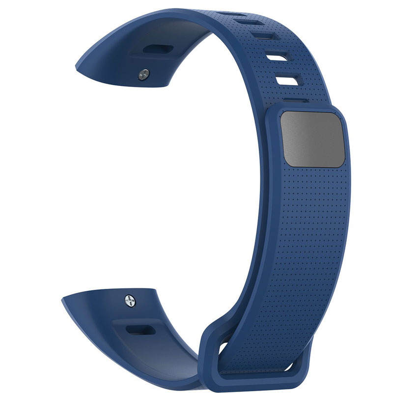 Correa de silicona suave para reloj Huawei Band 2/Band 2 Pro/ERS-B19/ERS-B29, correa de repuesto ajustable: Azul