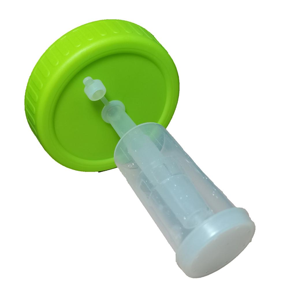 Tapas de tornillo de fermentación sin BPA Multicolor con Airlocks, Kit de fermentación de alimentos para fermentación, Sauerkraut en frascos de Mason de boca ancha