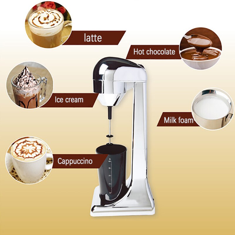 Elektrisk mælkeskummer cappuccino kaffe skummer multifunktionel omrører mad mixer husholdning espumador de leche 220v