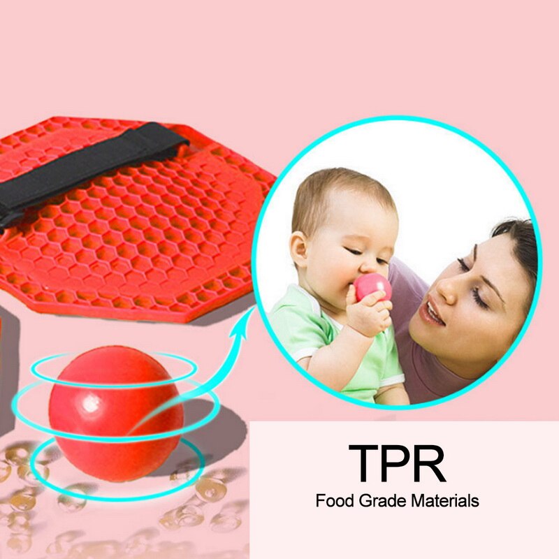 BOLA MÁGICA antiestrés TPR para niños, pelota de Squash pegajosa, juguete de descompresión, bola diana, capacidad de respuesta