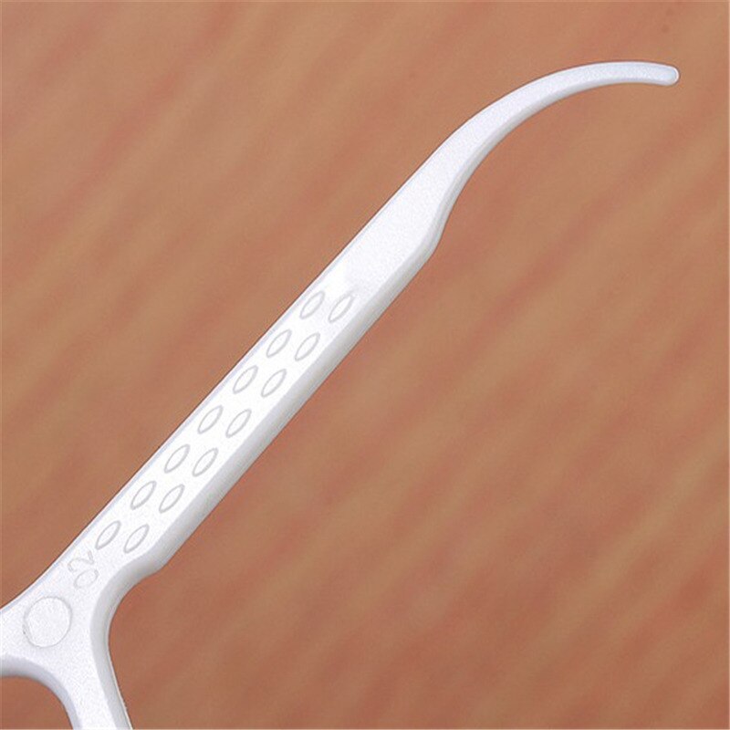 50pcs Dental Floss L Shape Push-Pull Interdental Brush Teeth Stick Toothpicks tooth thread Clean Between Teeth Floss Brushes