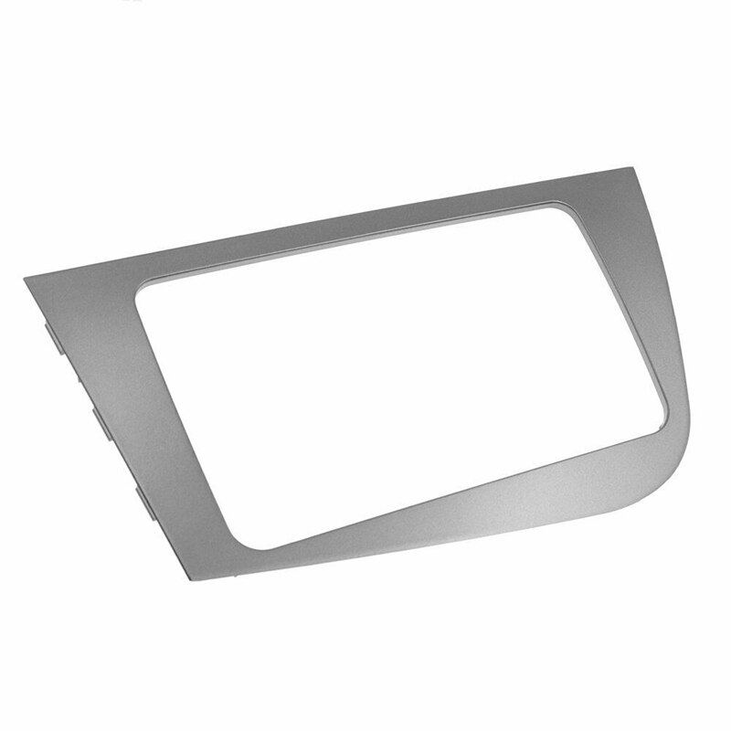 Double din car cd radio plate stereo facia fascia adapter panel navigation panel for seat leon 2005 7 inch
