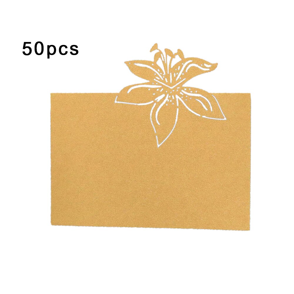 50pcs White Lace Name Place Cards Wedding Decoration Table Decor Table Name Message Greeting Card Baby Shower Party Supplies: as picture4