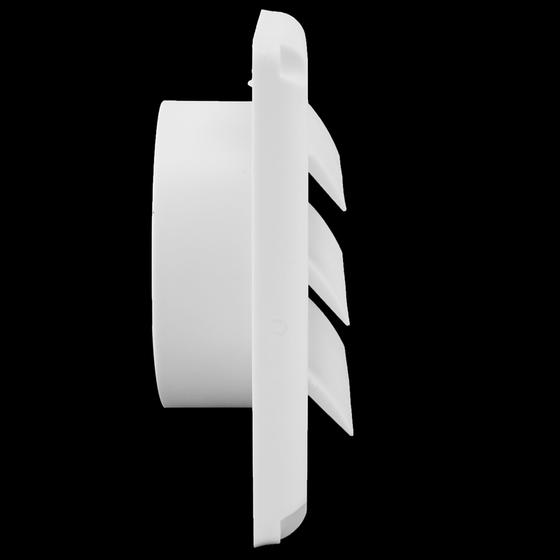 ! Dryer Vent Cover Air Vent Grille Cover Wall Duct Ventilation Grill Louvered Vent Cover ABS Louvre Air Vent Grille