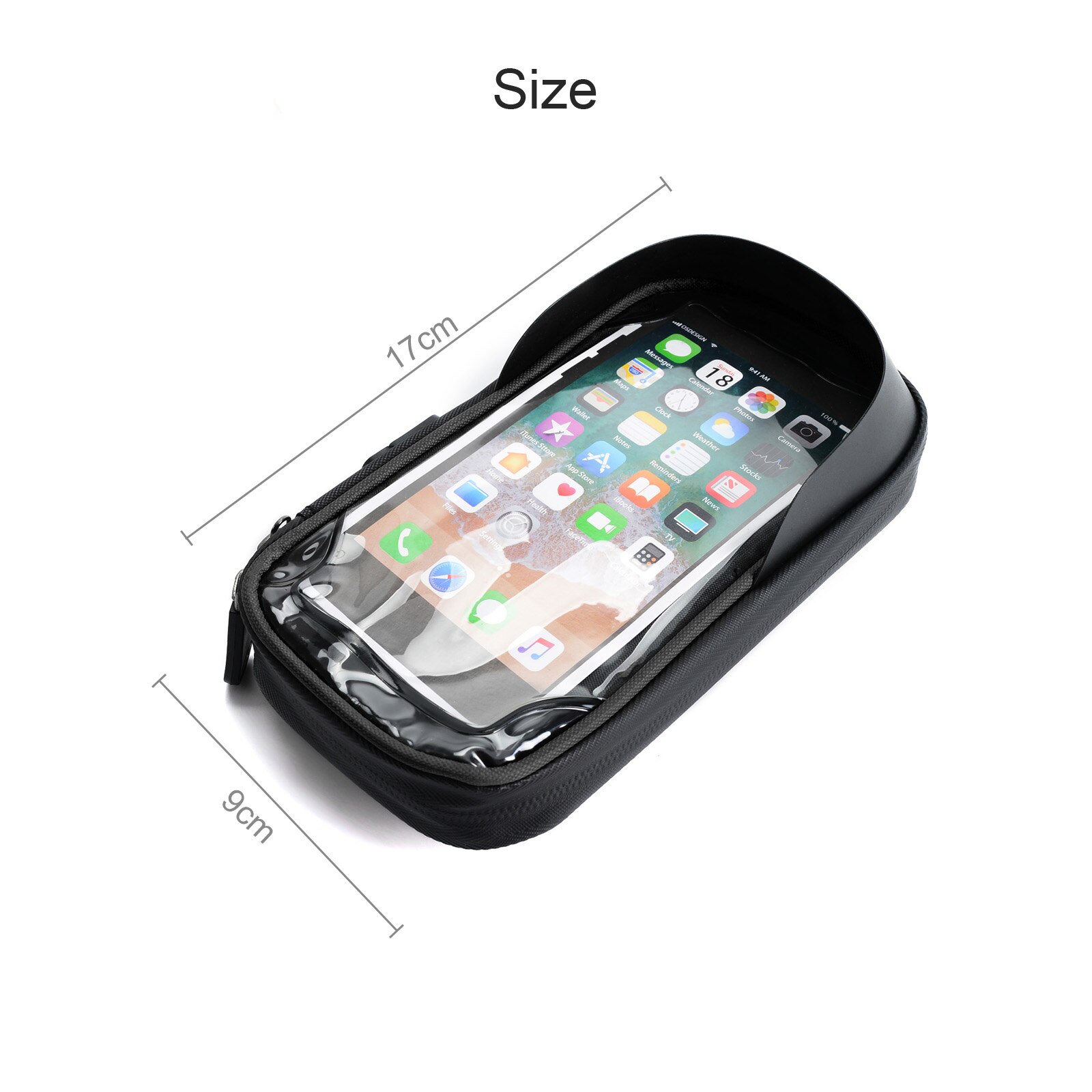 6.4 Cal góry uchwyt na telefon rowerowy stojak wodoodporny uchwyt robić kierownicy rowerowej torba uniwersalna telefon ekran dotykowy podstawka strąk telefon