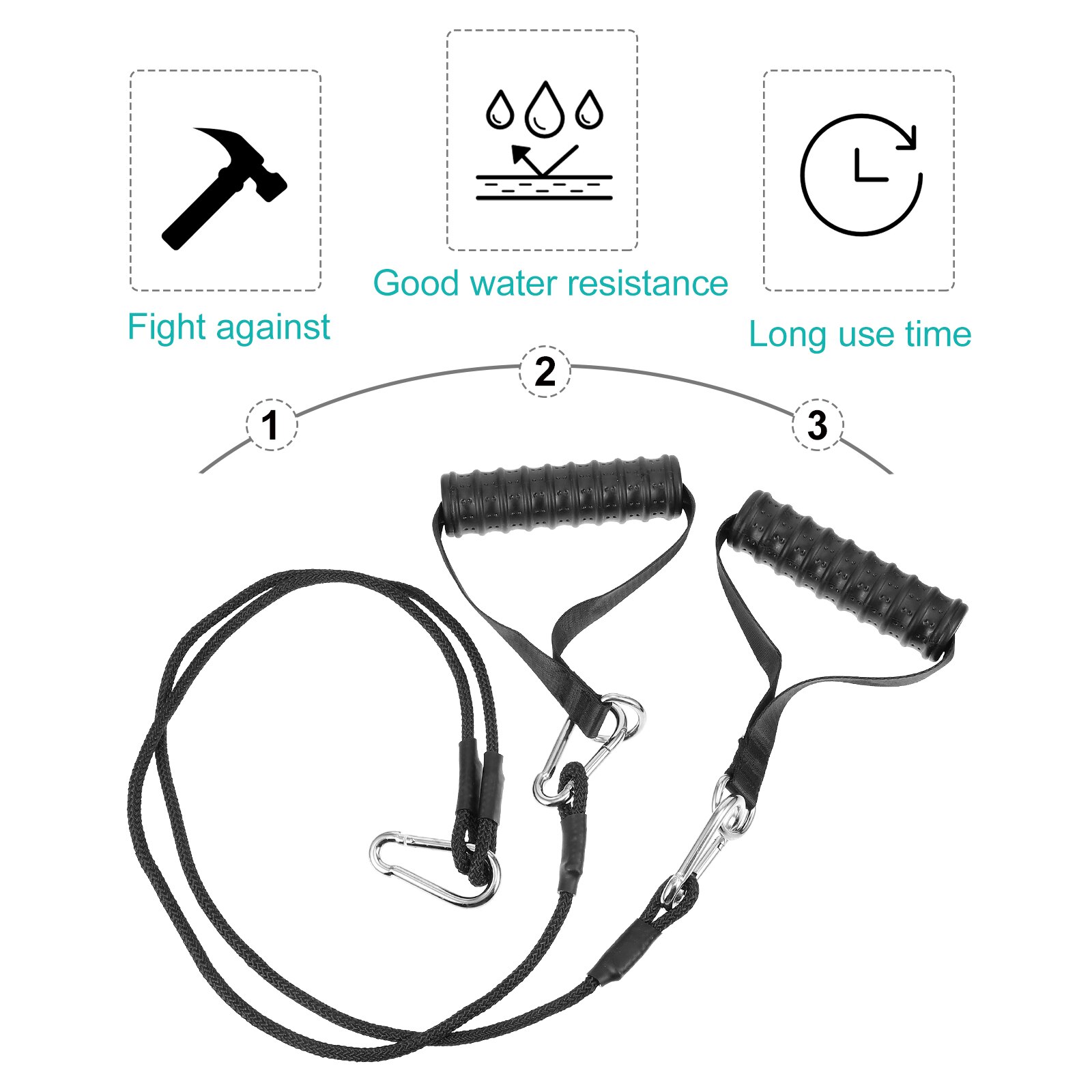1 Set Gym Cable Pulley System Ropes Fitness Pulley System Equipment Ropes