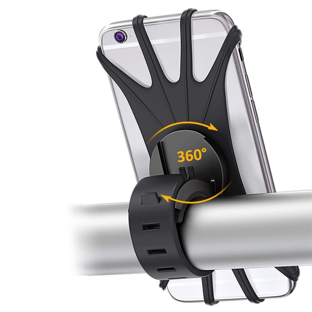 Fahrrad Telefon Halfter für IPhone 11 Samsung Xiaomi 9 Universal- Motorrad praktisch Halfter Fahrrad Lenker Ständer Halterung TSLM1