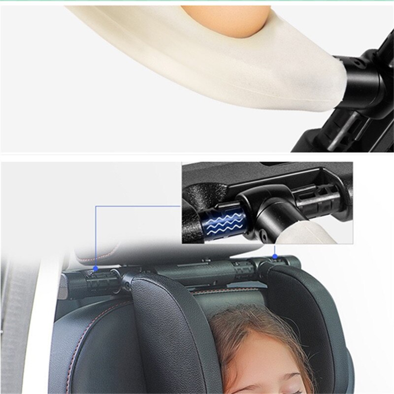 Car memory cotton head pillow sleep side head support pillow for Honda Toyota Camry Corolla RAV4 Nissan Teana X-Trail Qashqai