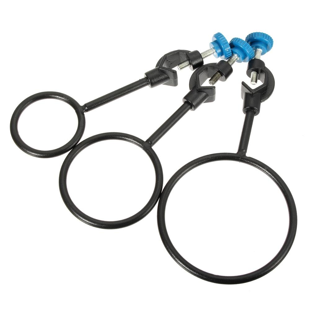 Anneau de Support en métal chauffant, outils fixes, ron cercles avec fil supérieur, fournitures universelles de laboratoire multifonctions réglables