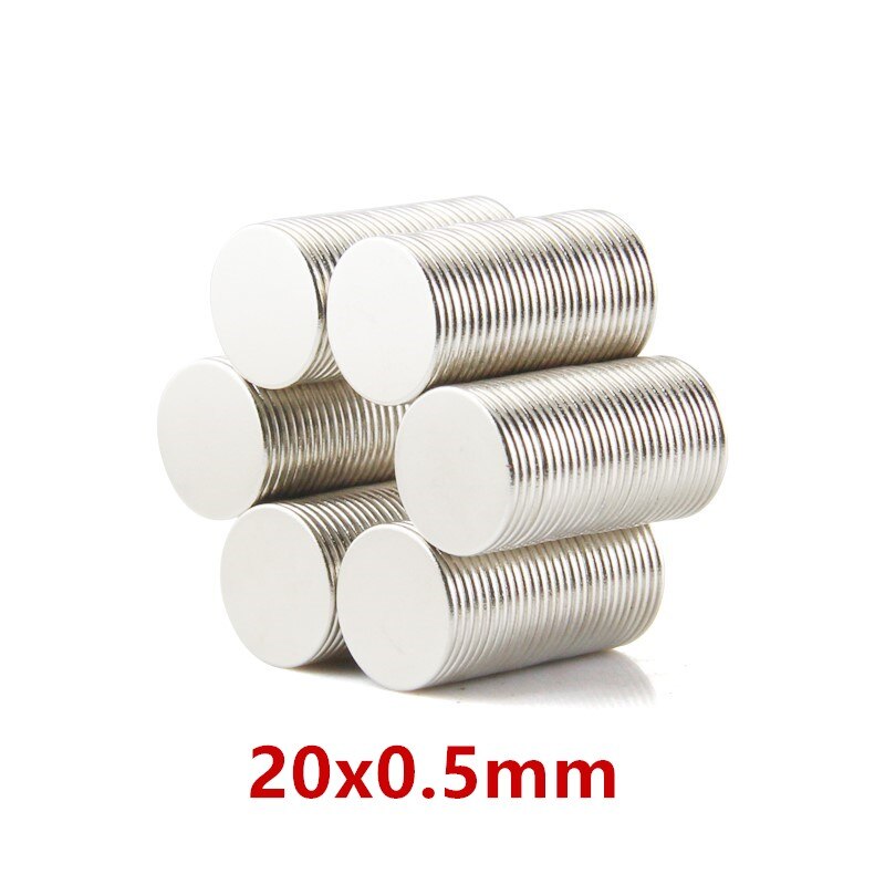 Dünne Magnet 0,5mm Magnet blatt 10x 0,5 12x 0,5 15x 0,5 20x 0,5 30x1 8x 0,5 5x 5x 0,5mm axial Magneten 10mm 12mm 20mm winzigen magneten: 20x0.5mm   20Stck