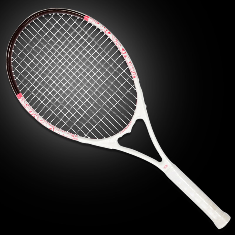 100% Full Carbon Tennisracket Max 58LBS 110sq. in Tenis Rackets Met Snaren Tassen Padel Voor Volwassen