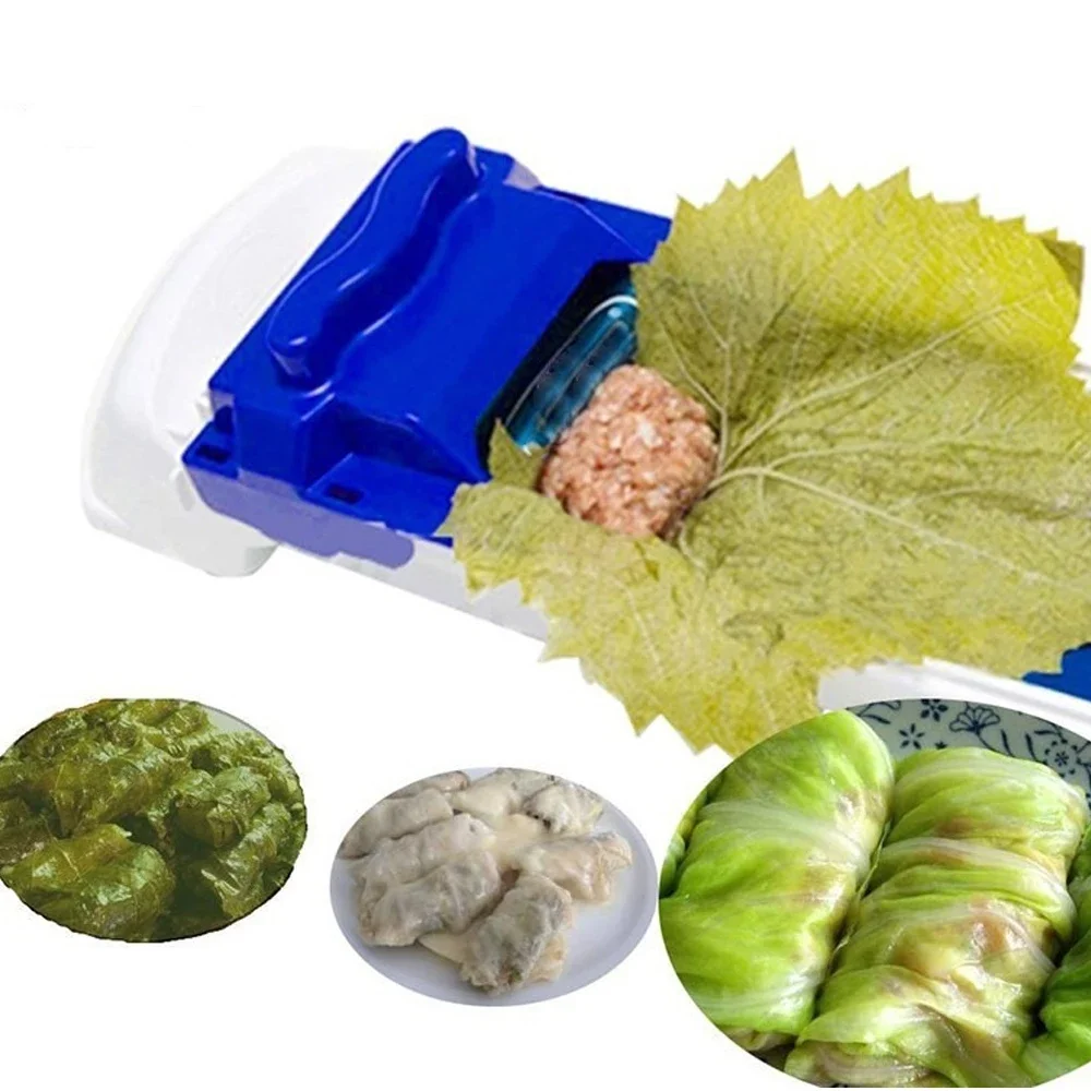 Herramienta de enrollado de hojas de repollo, rodillo de carne de verduras, máquina de rodillo Dolmer, Yaprak Sarma de uva rellena, accesorios de cocina, suministros para el hogar