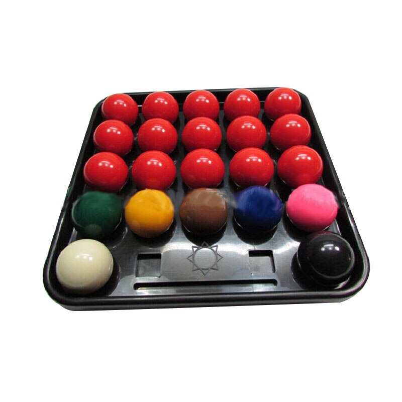 Il vassoio per palline da biliardo contiene 22 palline in materiale plastico che trasporta un impostato completo di biliardo da biliardo accessorio per biliardo da biliardo portatile