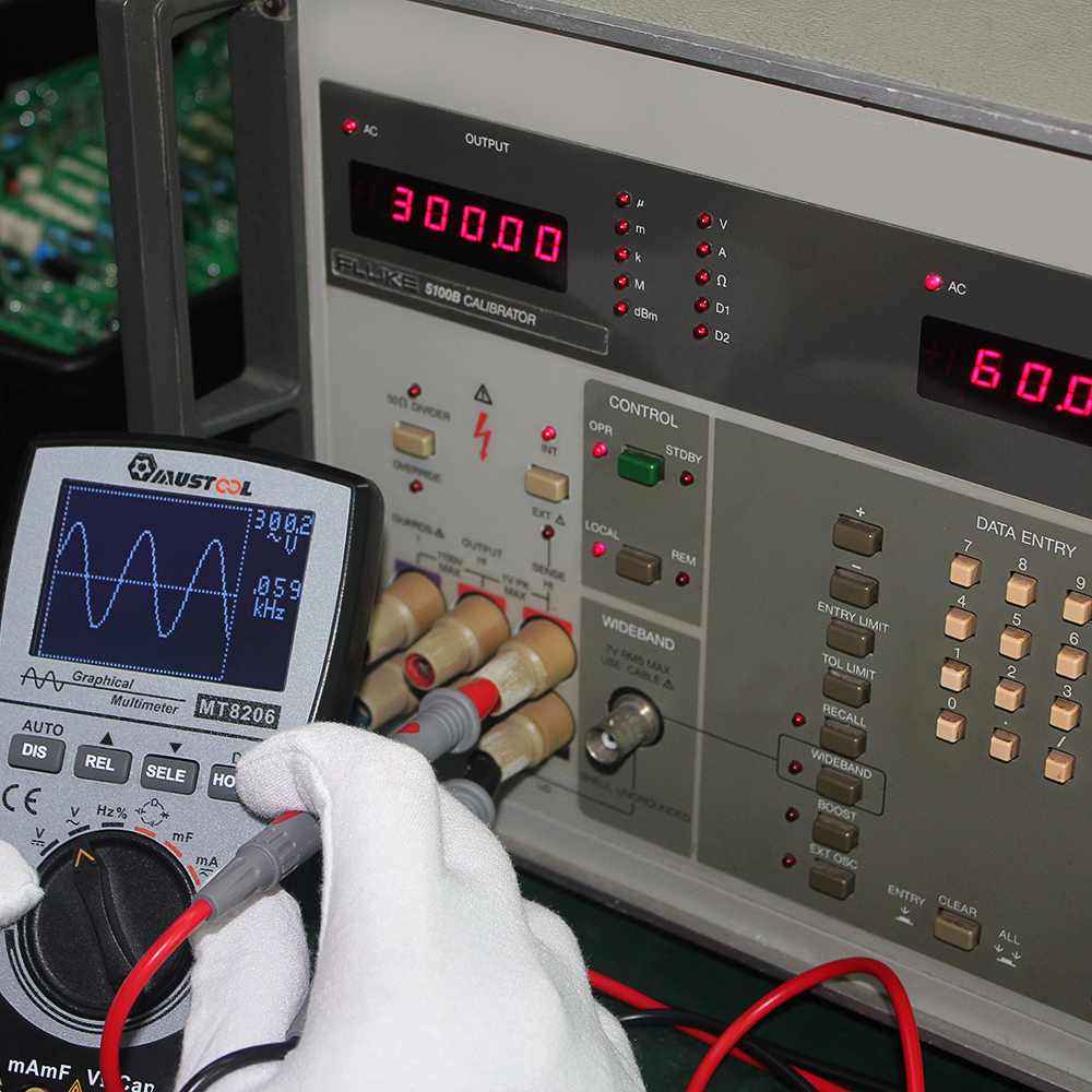 Verbesserte 2 in 1 MT8206 MUSTOOL Intelligente Digitale Oszilloskop Multimeter mit Analog Bar Graph 200 k High-speed-EINE /D Probenahme