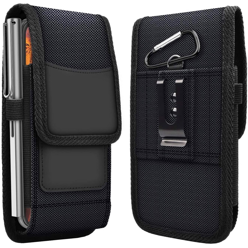 Mobiele Telefoon Heuptas 3.5-6.3 Inch Voor Iphone Samsung Xiaomi Huawei Htc Haak Loop Holster Telefoon Pouch Riem taille Bag Cover Case