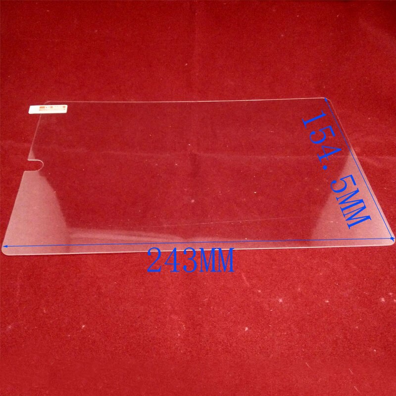 Myslc universel hærdet glas filmskærmbeskytter til 10 " 10.1 " tommer tablet: 243 x 154mm