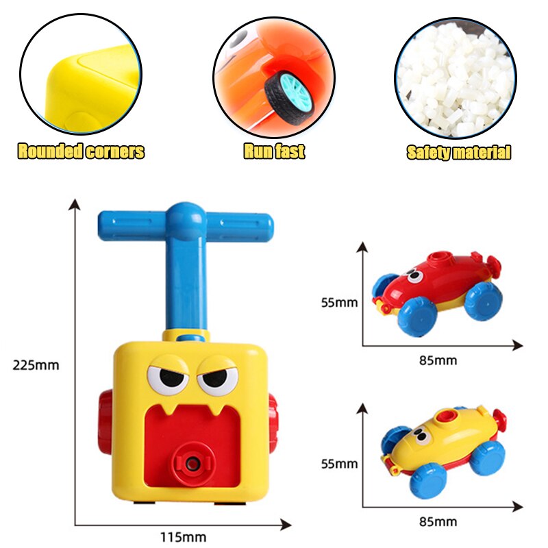 Educatief Multifunctionele Educatief Inertiële Power Ballon Speelgoed Auto Leuk Speelgoed Inertiële Power Auto Ballon Speelgoed Kinderen