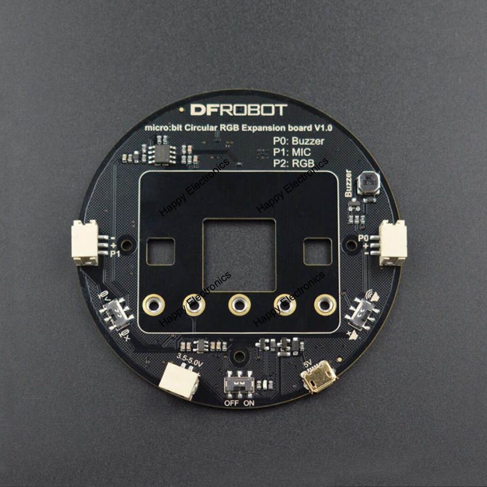 DFRobot micro: Circular RGB LED clock/timer Expansion Board with microphone & buzzer for micro:bit/microbit/micro bit