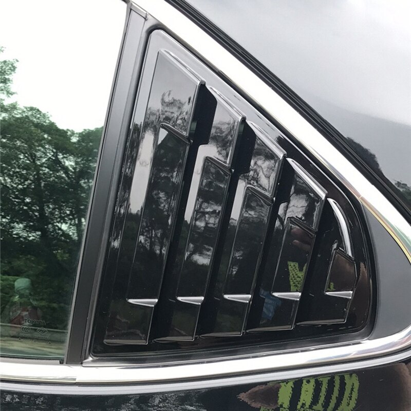2 Stuk Achter Kwart Panel Raamstickers Cover Louvre Raam Ruit voor T-o-y-o -t-een Camry