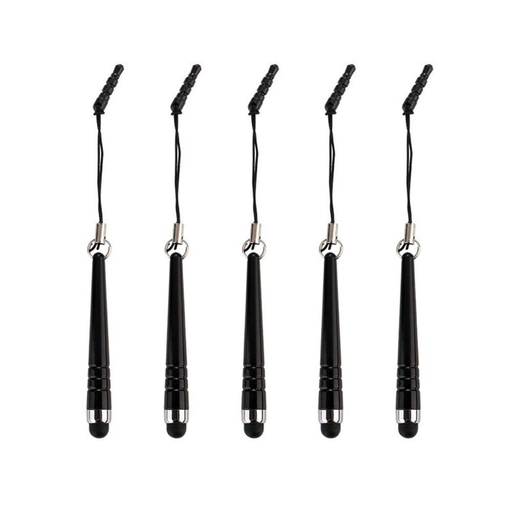 Stylet en plastique universel de stylo tactile d'écran capacitif Long pour des stylos de comprimés de téléphones portables intelligents avec des bouchons de poussière