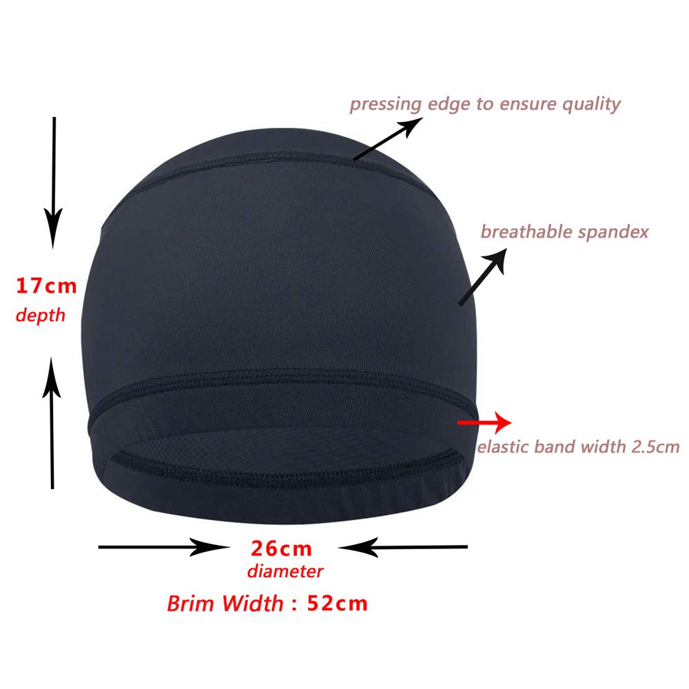 Quick Dry Breathable Helmet Cycling Cap Skull Hat Anti-Sweat Sports Hat MTC Bike Riding Bicycle Cycling Hat Unisex Inner Cap