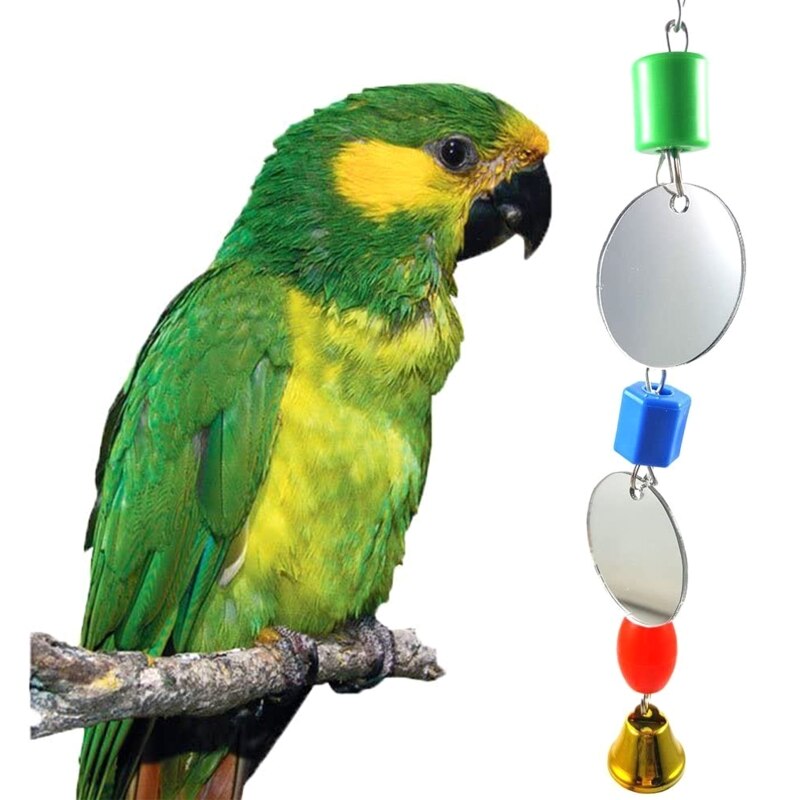 Curated visual reference: Visual Reference: Bird Mirrors For Cage Acrylic Mirror With Bell Met