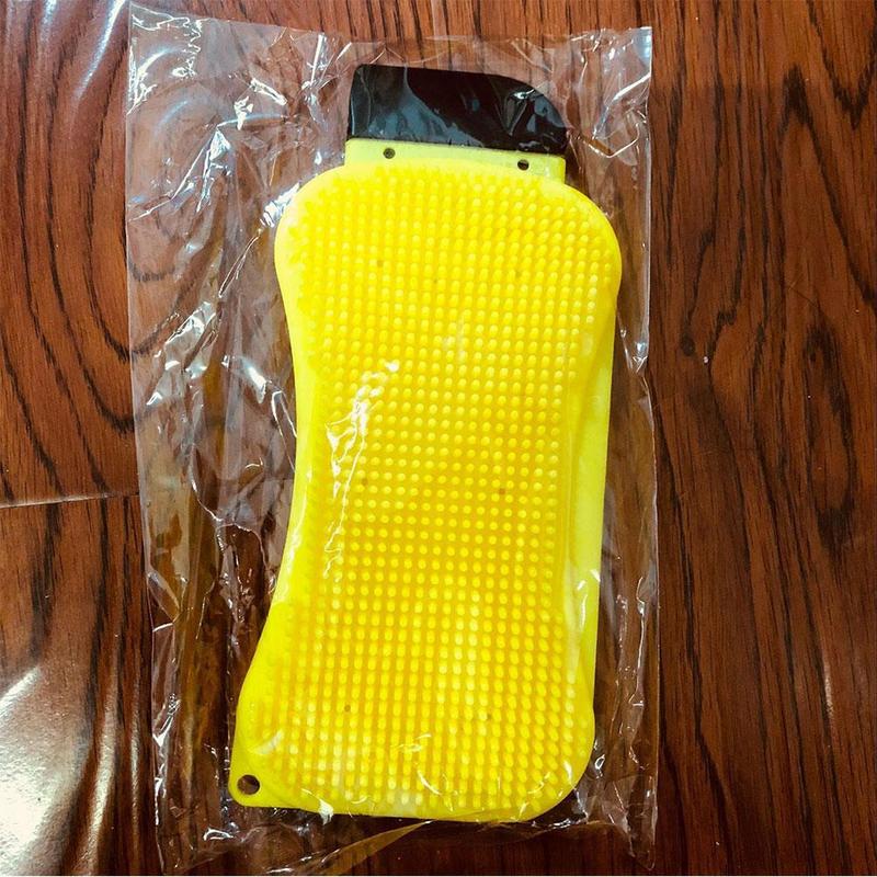 1 Pcs Multifunction Magic 3 In 1 Silicone Sponge Clean Dish Washing Multipurpose Cleaning Scrubber Brush