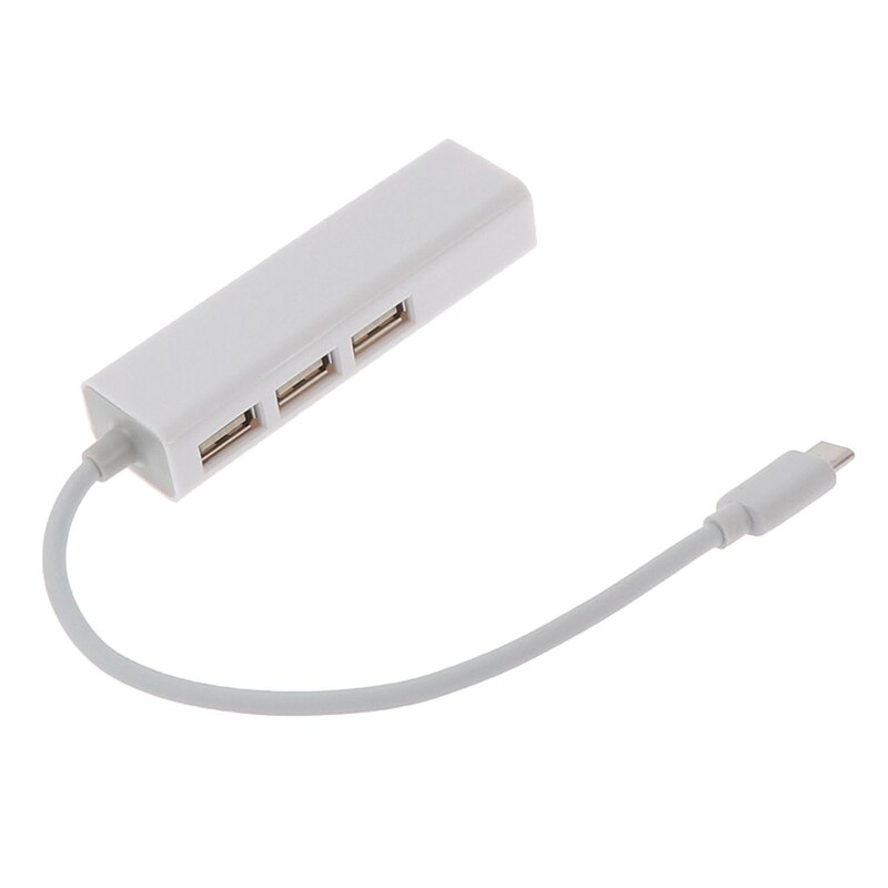 USB-C adaptateur ethernet 3 USB C hub vers ethernet rj45 lan adaptateur carte réseau