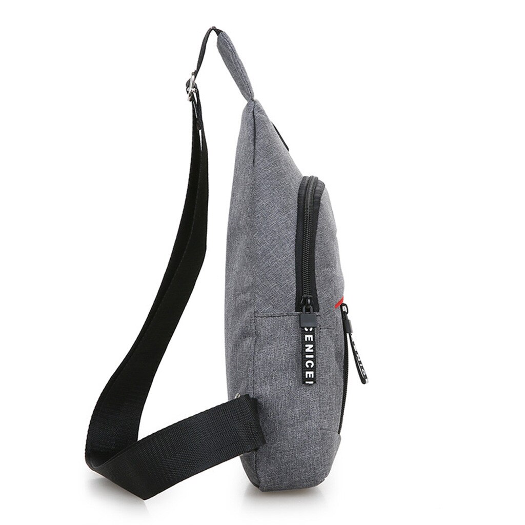 Aelicy Small Canvas Men Chest Bag Men Casual Messenger Bag Men Messenger Bags Crossbody