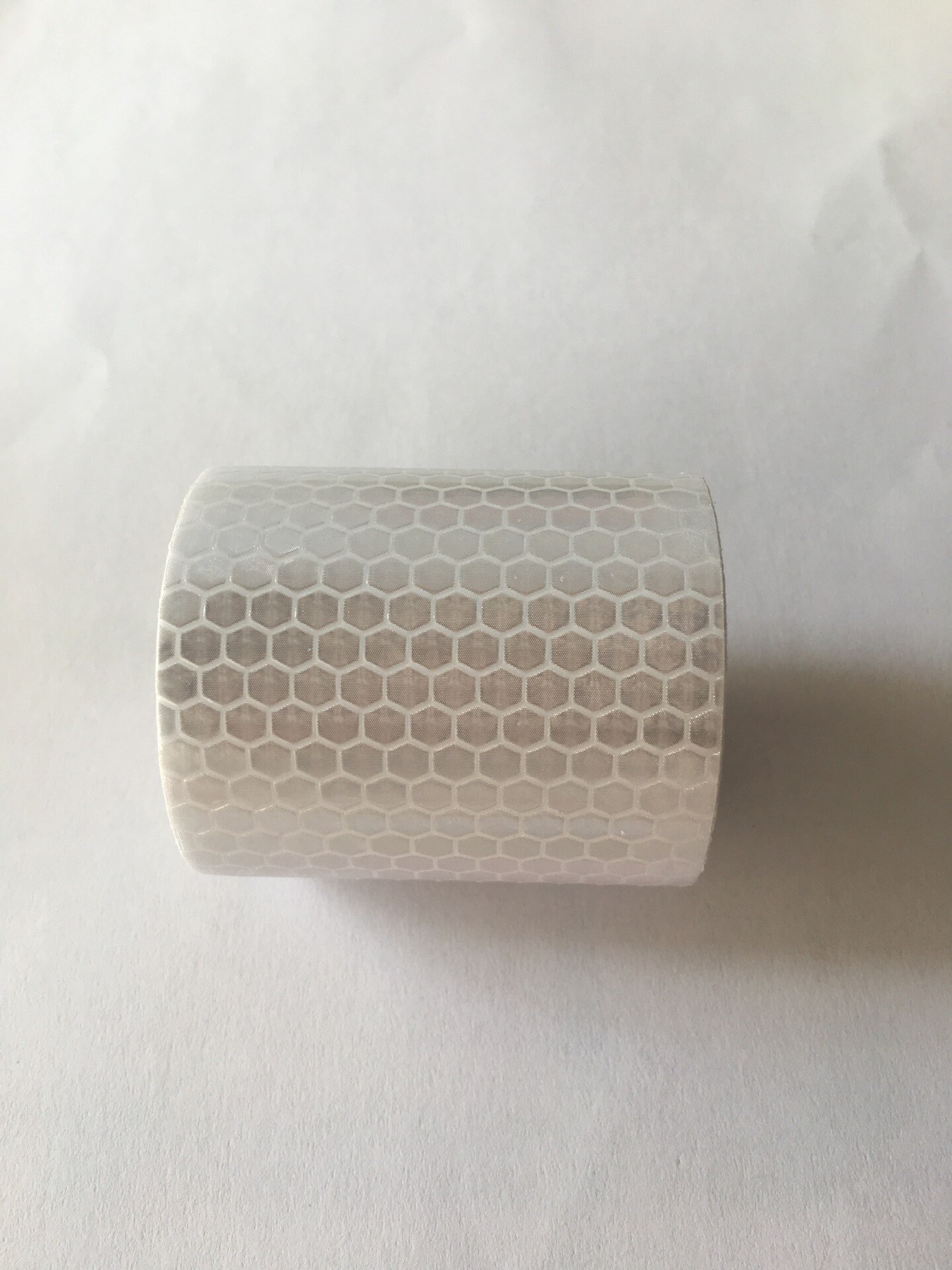 1 Roll 5Cm X 100Cm Auto Reflecterende Tape Stickers Waarschuwing Tape Sticker Road Veiligheid Tape Voor Fiets Auto voetganger Bescherming: WHITE