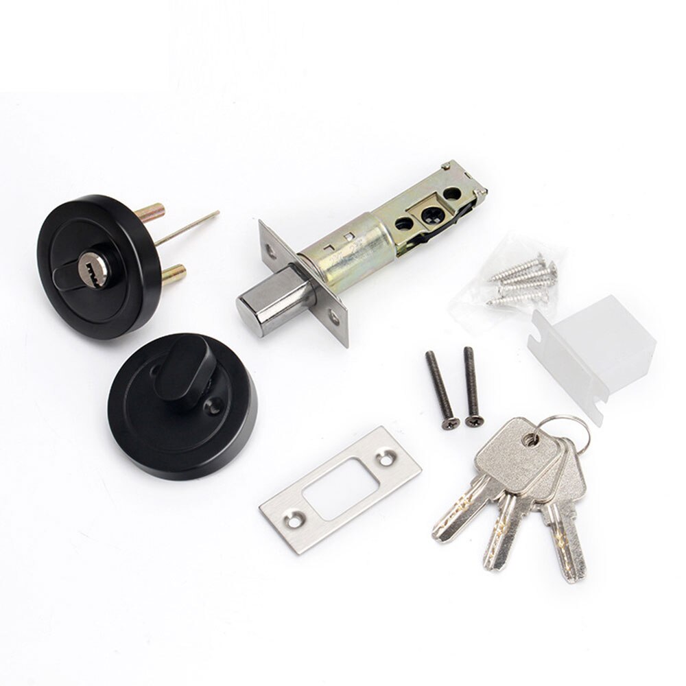 Zinc Alloy Atresia Double-sided Invisible Lock Mortice Channel Tube Wells Atresia Deadbolt Invisible Door Locks