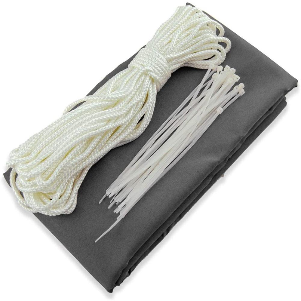 Non-transparent Home Balcony Privacy Screen Fiberglass Weather-resistant Screen DIY Decorative Film