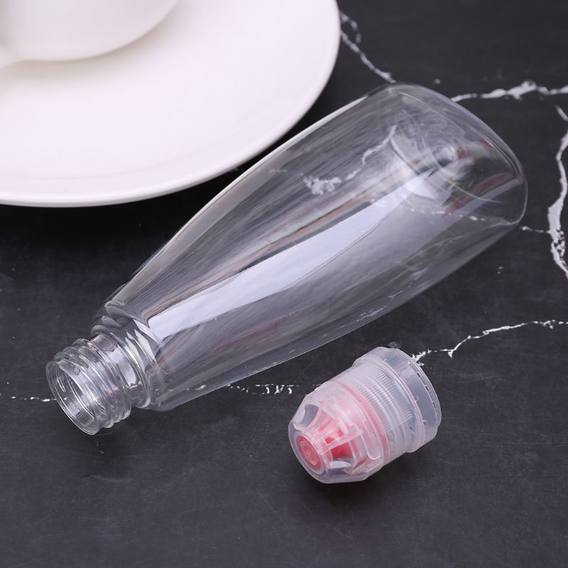 Squeezable Bottle Condiments Container Travel Sized Reusable Dispenser Of 400g Honey Capacity For Sauce Ketchup Honey