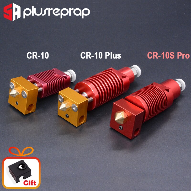 3D Drucker Teile Extruder Hotend Bausatz Aluminium Wärme Block Mk8 Düse Ohne Heizung Thermistor für Ender-3/CR-10/CR 10S Profi