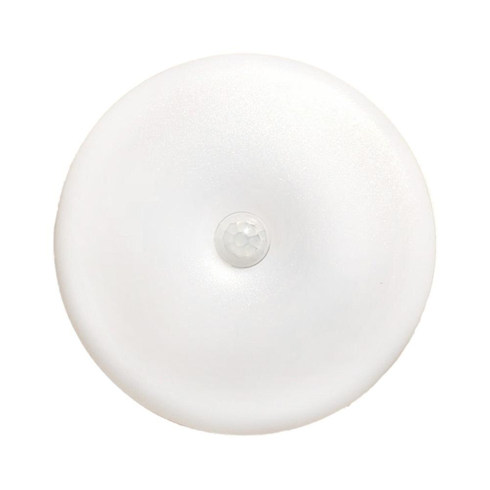Menselijk Lichaam Inductie Lamp Plastic Ronde Sensor Led Night Lamp Emergency Wit Licht Voor Woonkamer Gang Kelder