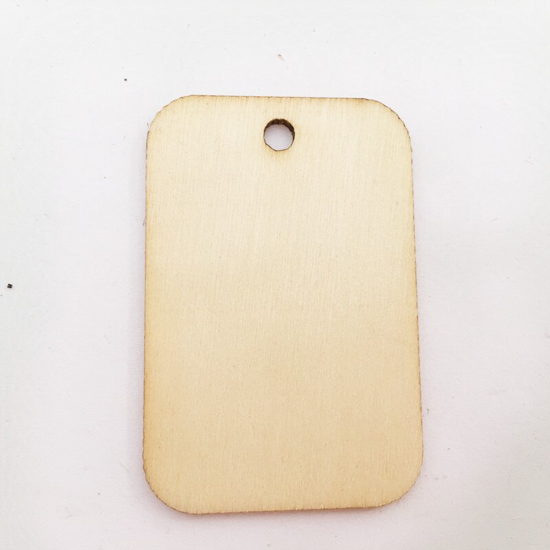 25 stück handgefertigte 5*3cm unbehandelte rechteckige holzanhänger aus holzspänen, diy-bastelarbeiten, ornamente, hochzeits-, weihnachts- und partydekorationen zum aufhängen