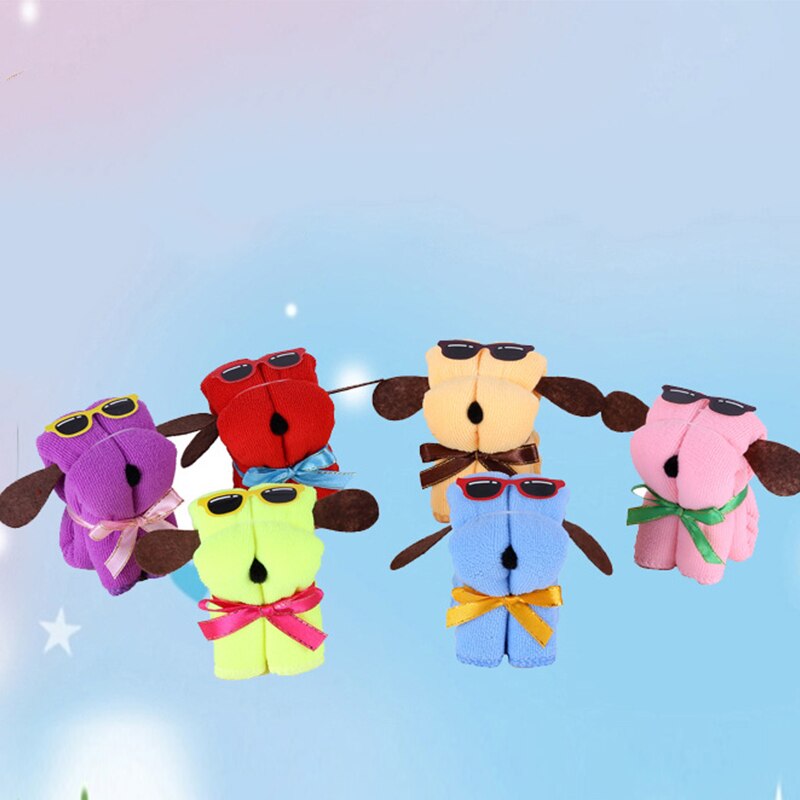 5 Pcs Leuke Hond Vorm Katoen Taart Handdoek Creatieve Moederdag Wedding Persent Verjaardagscadeautjes 88 @ 99 775 DC156