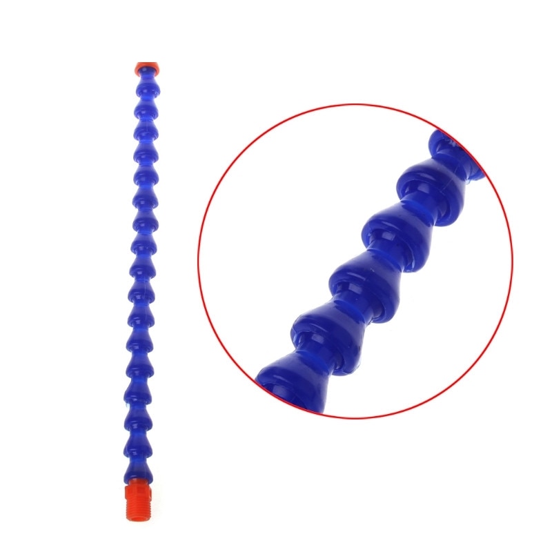 10 Pcs Ronde Nozzle 1/4PT Flexibele Olie Koelvloeistof Pipe Slang Blauw Oranje