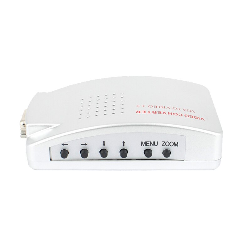 PC Converter Box Computer VGA to TV AV RCA Signal Adapter Converter Video Switch Box with cable