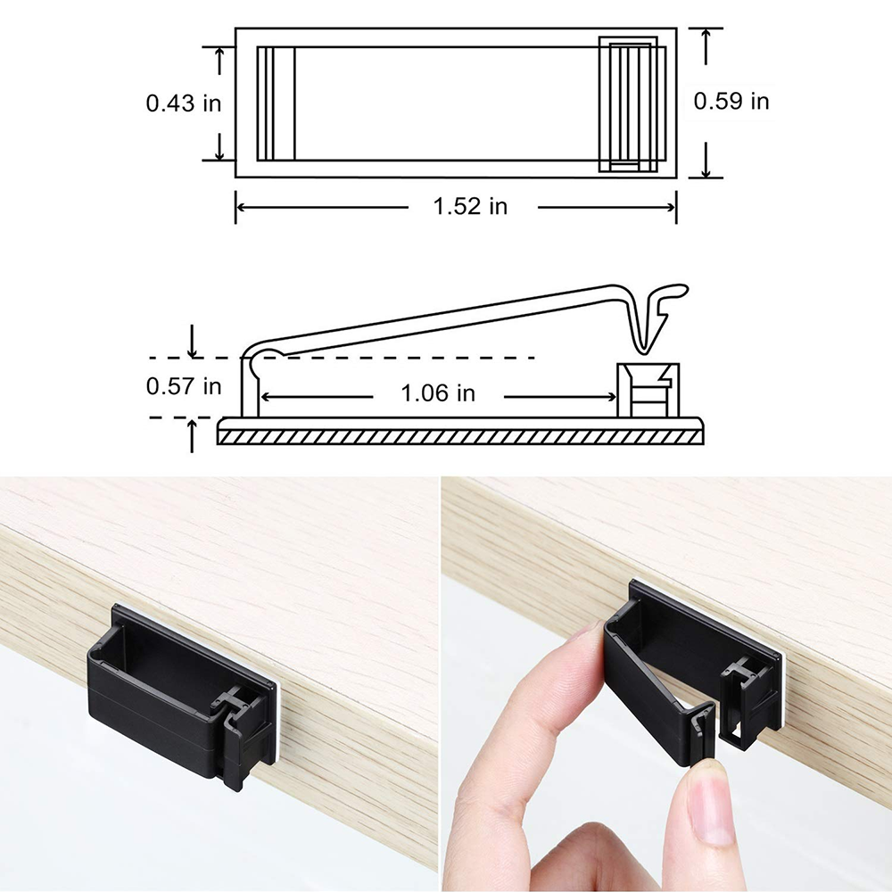 10/20/50Pcs Cable Organizer Self Adhesive Cable Clips USB Cable Management Clamp Car Home Wall Cord Holder Charging Wire Winder